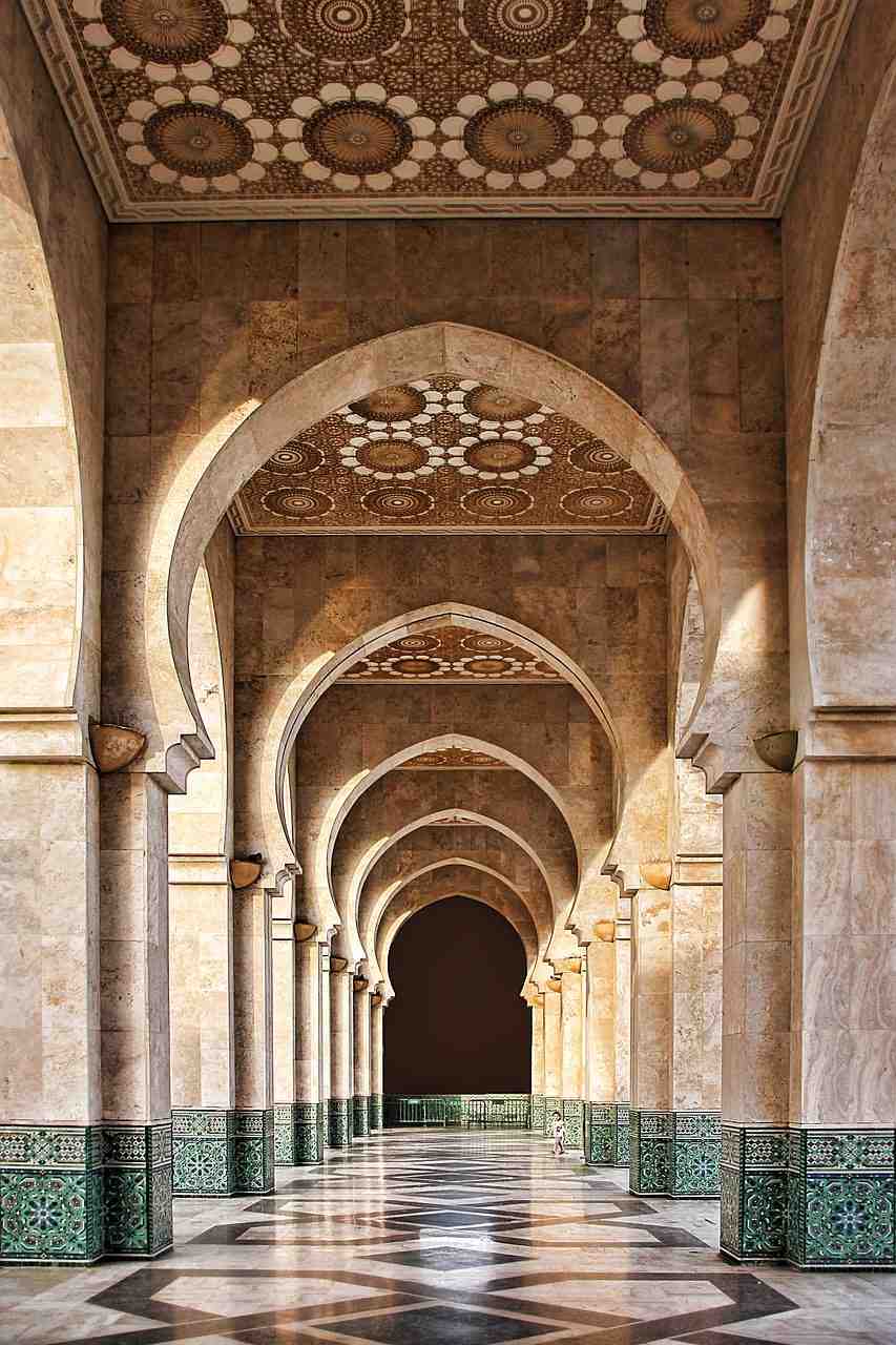 maroc, mosquée, l'architecture