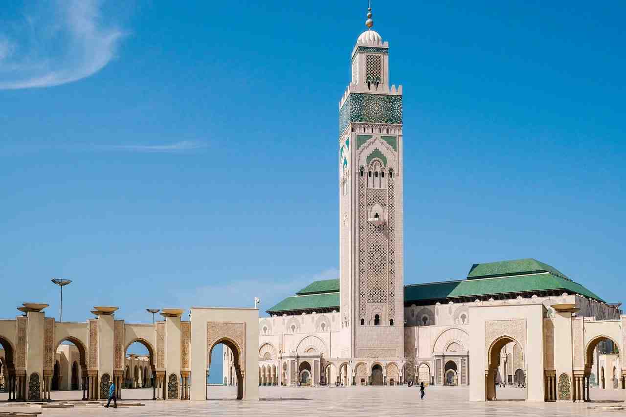 mosquée, casablanca, maroc